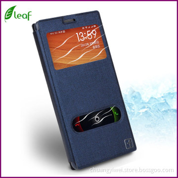 Dual Windows PU Leather Case for Xiaomi Note (CX305)